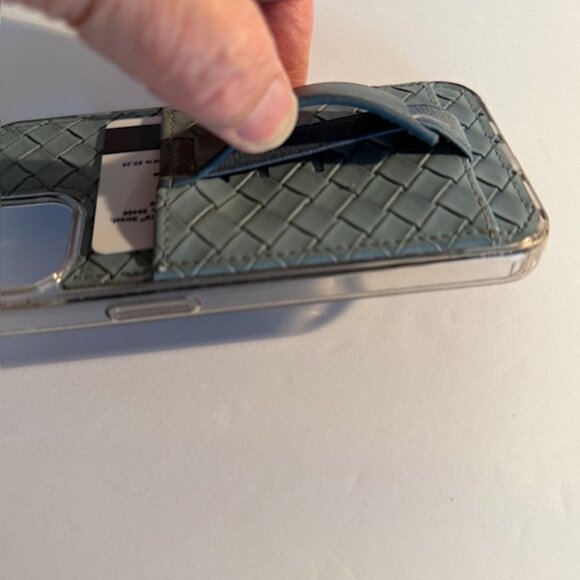 Blue Woven Walli Case and Black on Black Leopard Loopy Case for Iphone 13 - Picture 4 of 8